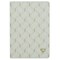 Clairefontaine Neo Deco Notebook - Woven Knit, Pearl Grey, 96 Pages, 6" x 8-1/4"